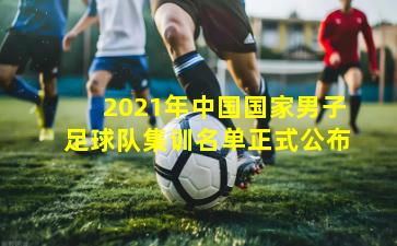 2021年中国国家男子足球队集训名单正式公布